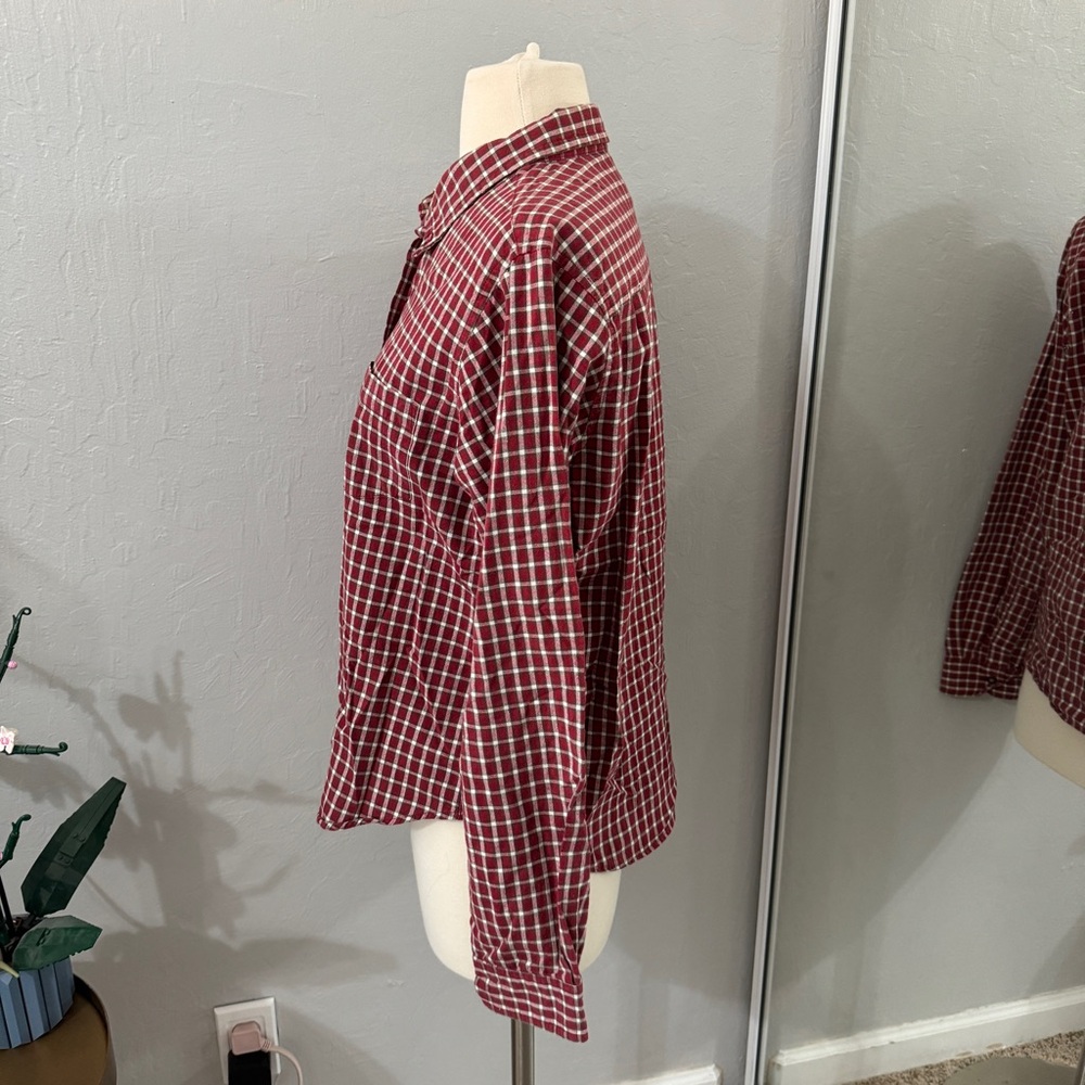 Button Down Red Flannel - image 6
